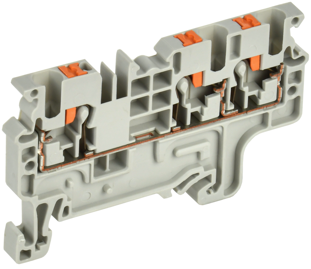 Колодка клеммная CP-MC 3 вывода 2,5мм2 серая IEK