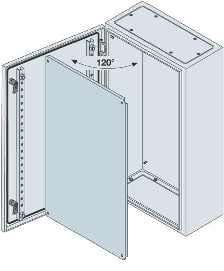 Корпус шкафа IP65 монтаж. плат. 800х600х250 ABB SRN8625K